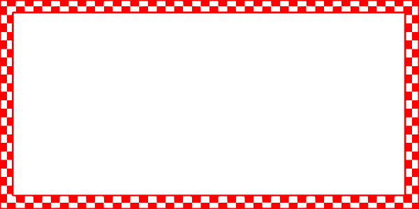 Red Check Border Template