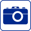 Blue Camera Clip Art