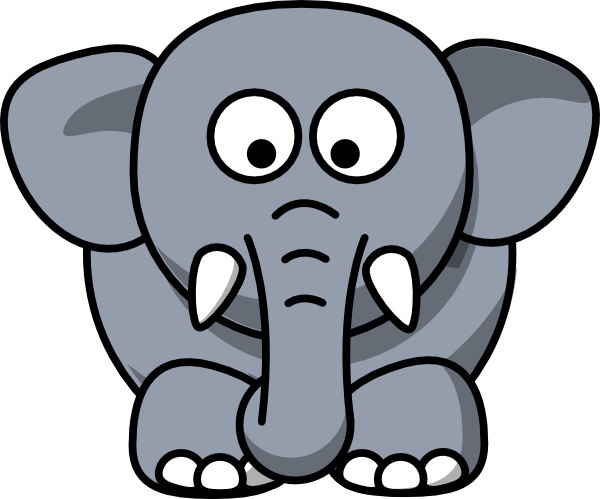 clipart image of an elephant - photo #27