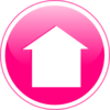 Glossy Home Icon Button Clip Art