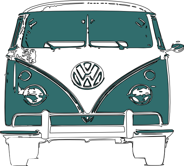 cartoon volkswagen clipart - photo #14