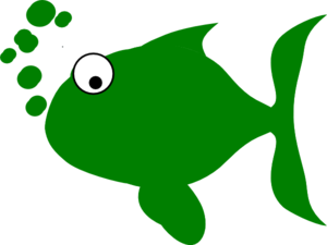 Green Fish Clip Art