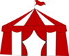 Red Circus Tent 2 Clip Art
