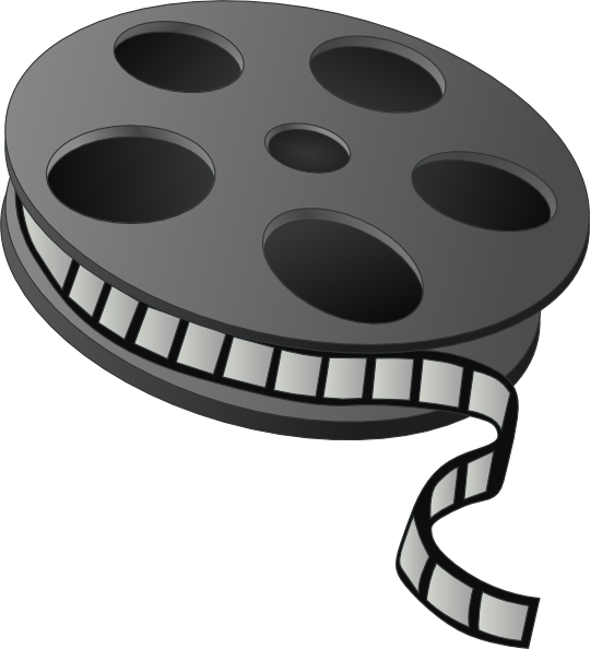 film reel clipart. Movie clip art