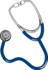 Blue Stethescope Clip Art