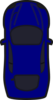 Vertical Top View Of Car Clip Art