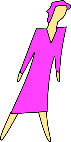 old lady cartoon clip art. Cartoon Lady Walking