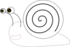 Snail Outline Clip Art