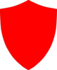 Red Shield 3 Clip Art