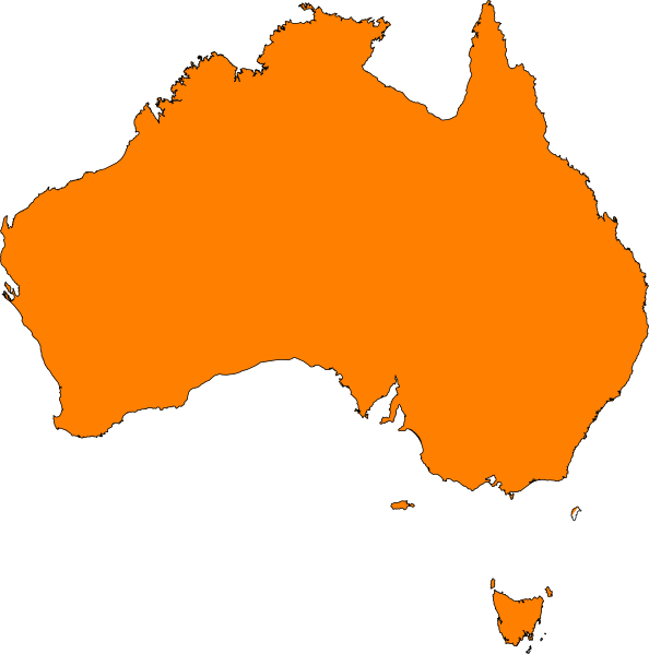 clipart map of australia - photo #4