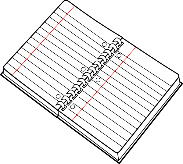 notebook paper clipart - photo #17