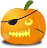 Pirate Pumpkin Clip Art