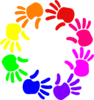 Circle Of Hands Clip Art