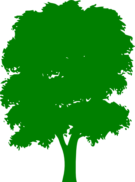 free clip art green tree - photo #20