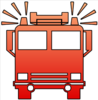 Fire Truck Cutout Clip Art