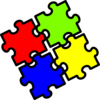 Jigsaw Fitting Together Clip Art