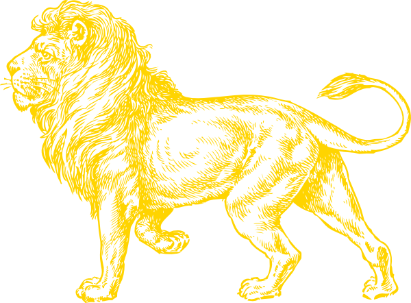 gold lion logo