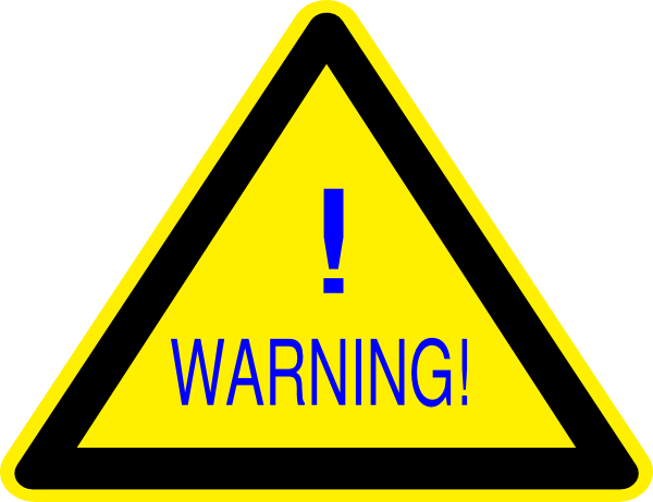 clip art warning signs - photo #20