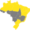 Mapa Brasil Destaque 2 Clip Art