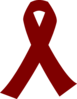 Red Cancer Ribbon Clip Art