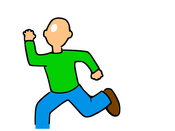 clipart of man running - photo #6