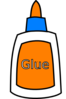 Color Glue Bottle Clip Art