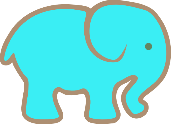 free printable elephant clipart - photo #30