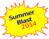Summer Blast 2014 Clip Art