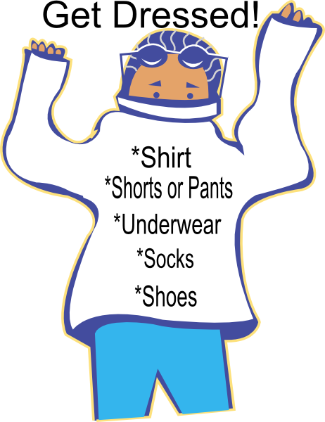 free clipart images getting dressed - photo #5