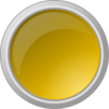 Glossy Yellow Button Clip Art
