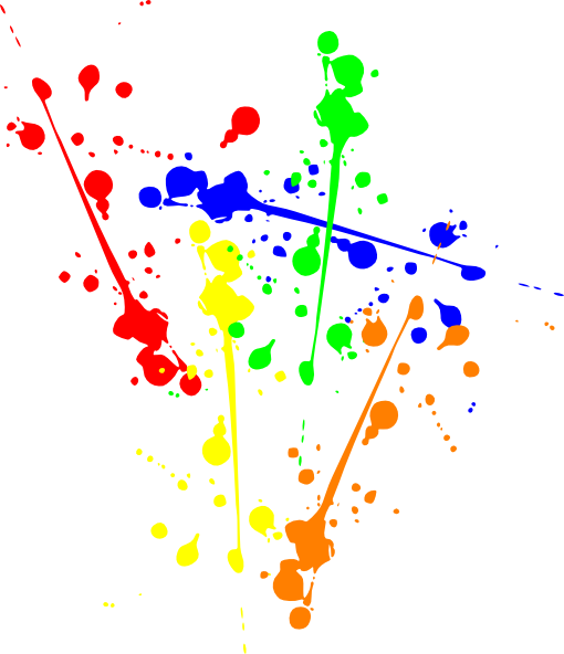 Paint Splatter Clip Art at Clker.com - vector clip art online, royalty