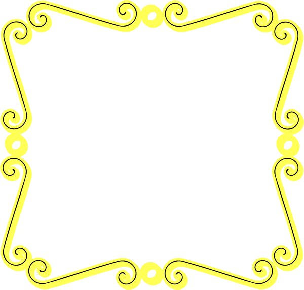 yellow border clip art - photo #4