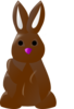 Chocolate Bunny Clip Art