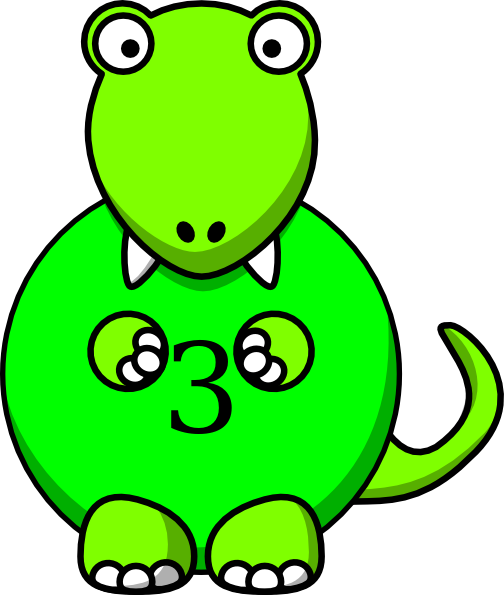 green dinosaur clipart - photo #8