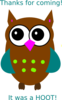 Pink Owl Clip Art