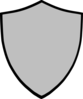 Shield-gray Clip Art