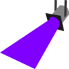 Spot Light Purple Clip Art