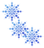 Snowflakes Blue Clip Art