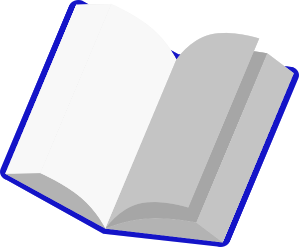 free clipart blue book - photo #9