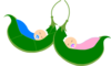 Two Peas In A Pod Clip Art