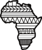 Africa Outline Complete 3 Clip Art