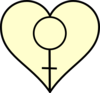 Feminist Heart 2 Clip Art