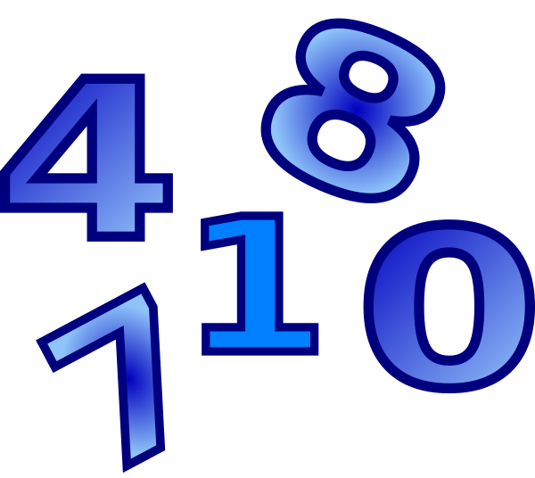 free clipart of numbers - photo #31