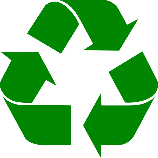 Green Recycle Symbol Clip Art at Clker.com - vector clip art online