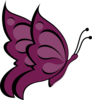 Butterfly Purple Light 02 Clip Art