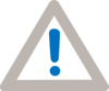 Caution Grey Blue Clip Art