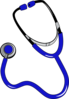 Lt Blue Stethoscope Clip Art
