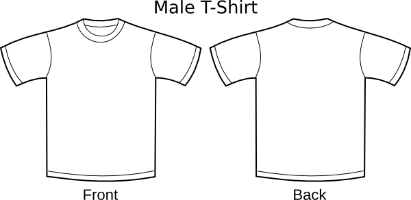 t shirts plain. Plain T-shirts clip art