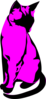 Purrty In Pink Clip Art