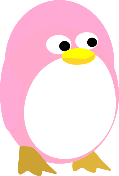 Pink Penguin Princess Clip Art at Clker.com - vector clip art online
